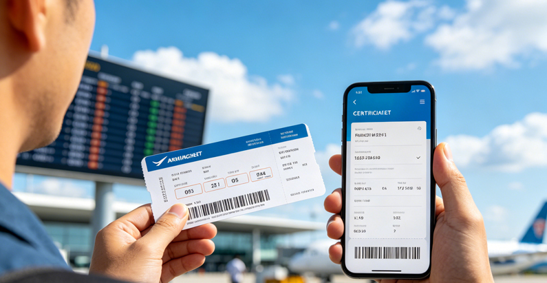 Airline ticket support